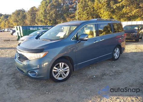 2012 Nissan Quest Sl z USA, uszkodzony, nr VIN JN8AE2KP3C9043621